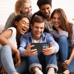 Navy Tradies Military Defender Heavy Duty Case For Galaxy S23 Ultra -Cheap NewCase Store galaxy s23 ultra military grade defender case navy 3 27555.1681277769