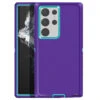 Purple Galaxy S23 Ultra Tough Military Grade Drop Proof Defender Case