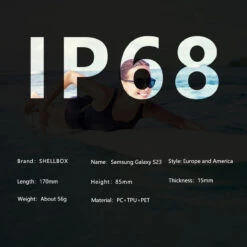 Samsung Galaxy S23 Waterproof Dirtproof Shockproof Defender Case -Cheap NewCase Store galaxy s23 waterproof case black 11 09321.1689224293
