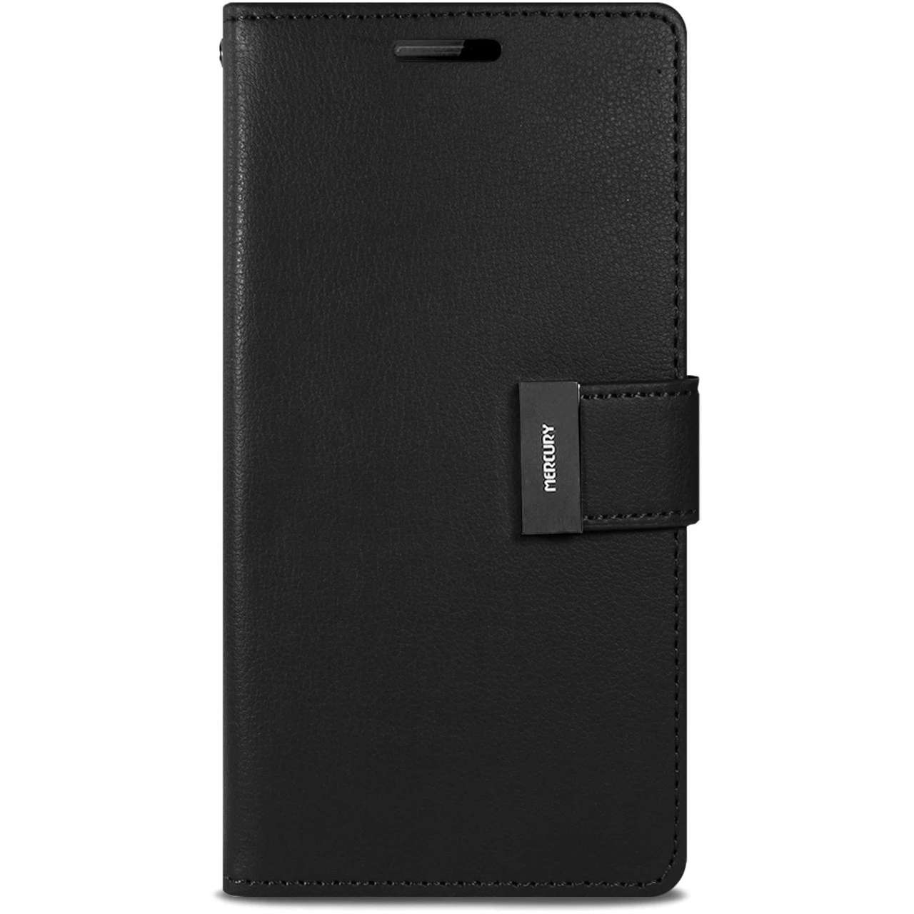 Black Genuine Mercury Rich Diary Quality Wallet Case For Galaxy S6 2 Black Genuine Mercury Rich Diary Quality Wallet Case For Galaxy S6 - Image 2