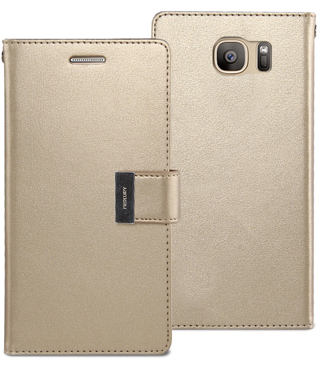 Gold Genuine Mercury Rich Diary Business Wallet Case For Galaxy S6 1 Gold Genuine Mercury Rich Diary Business Wallet Case For Galaxy S6
