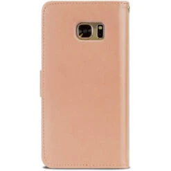 Rose Gold Genuine Mercury Rich Diary Stylish Wallet Case For Galaxy S6 -Cheap NewCase Store galaxy s6 rich diary rosegold 3 97174.1612124893