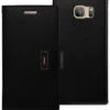 Black Genuine Mercury Rich Diary Quality Wallet Case For Galaxy S7