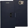 Navy Genuine Mercury Rich Diary Quality Wallet Case For Galaxy S7