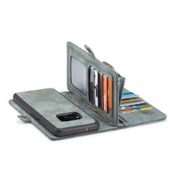 Blue 2 In 1 Multi-Functional Wallet Shock Proof Case For Galaxy S8 -Cheap NewCase Store galaxy s8 caseme multifunctional wallet blue 5 19228.1670649229