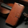 Samsung Galaxy S8 Luxury Vintage Brown Wallet Stand Case