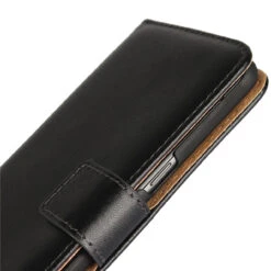 Samsung Galaxy S8 Genuine Leather Wallet Case Cover - Black -Cheap NewCase Store galaxy s8 genuine leather wallet case black 3 39212.1642217743