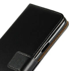Samsung Galaxy S9 Black Genuine Leather Business Wallet Smart Case -Cheap NewCase Store galaxy s8 genuine wallet black 6 81214.1525419649