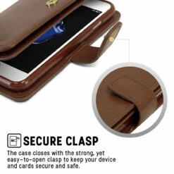 Premium Galaxy S8 Genuine Mercury Mansoor Diary Wallet Case - Brown -Cheap NewCase Store galaxy s8 mercury mansoor wallet brown 5 91502.1675228642