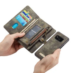 Black Galaxy S8 Plus Multi-Functional 2 In 1 Zipper Purse Wallet Case 8 Black Galaxy S8 Plus Multi-Functional 2 In 1 Zipper Purse Wallet Case -Cheap NewCase Store galaxy s8 plus caseme multifunctional wallet black 3 67440.1634452775