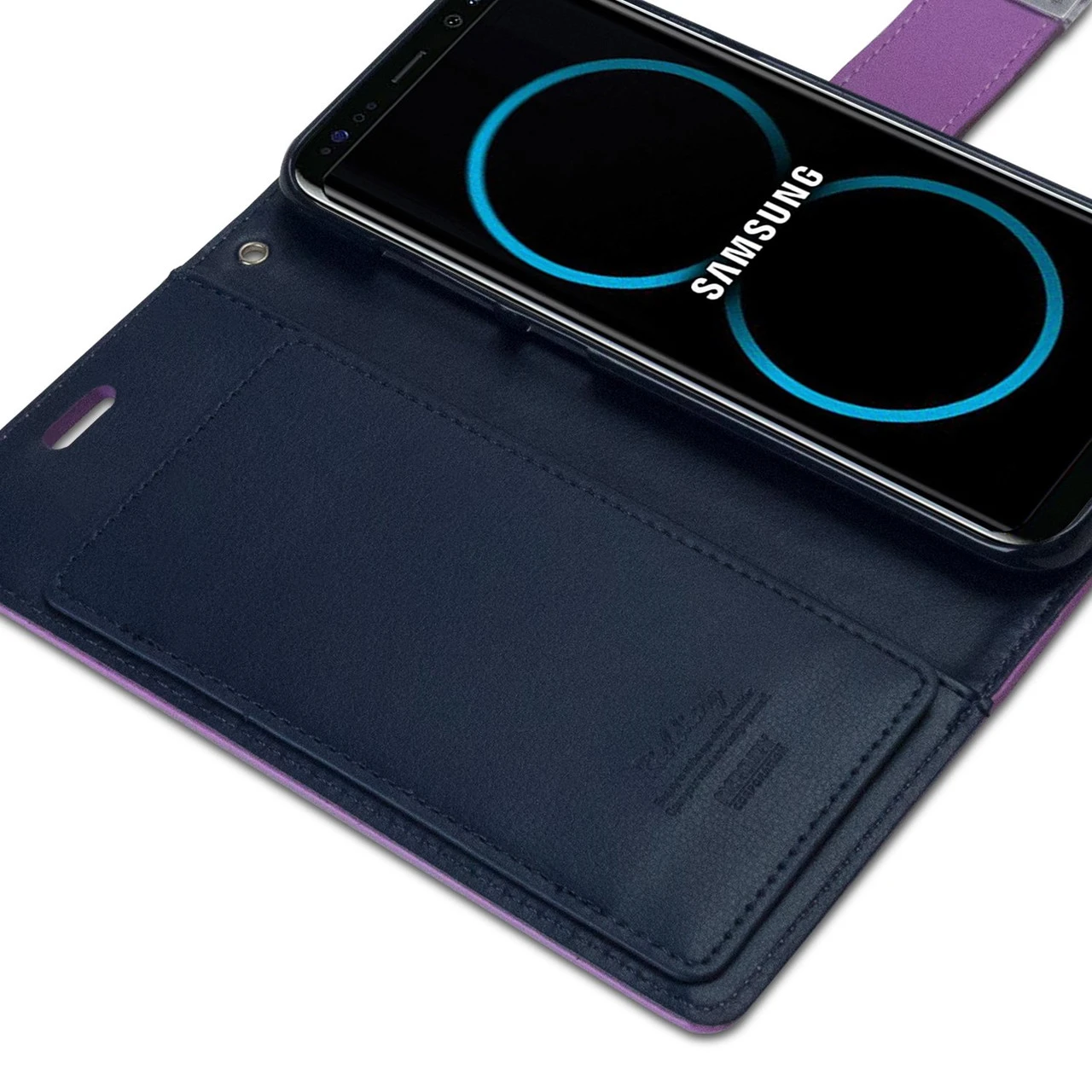 Purple Mercury Rich Diary Quality Wallet Case For Galaxy S8 Plus 5 Purple Mercury Rich Diary Quality Wallet Case For Galaxy S8 Plus - Image 5