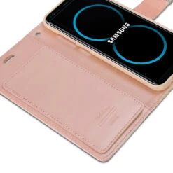 Premium Rose Gold Galaxy S8 Genuine Mercury Rich Diary Wallet Case -Cheap NewCase Store galaxy s8 rich diary rosegold 5 94635.1675300502