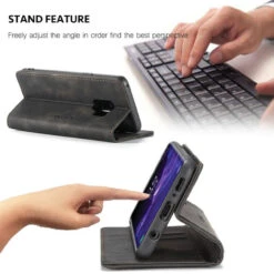 Black CaseMe Slim Magnetic Premium Wallet Case For Galaxy S9 9 Black CaseMe Slim Magnetic Premium Wallet Case For Galaxy S9 -Cheap NewCase Store galaxy s9 caseme slim wallet black 4 30851.1691025045