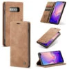 Vintage Brown Galaxy S9 CaseMe Slim Magnetic Compact Wallet Case