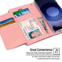 Hot Pink Mercury Rich Diary Fashionable Wallet Case For Galaxy S9 8 Hot Pink Mercury Rich Diary Fashionable Wallet Case For Galaxy S9 -Cheap NewCase Store galaxy s9 diary wallet hot pink 4 18269.1641699856