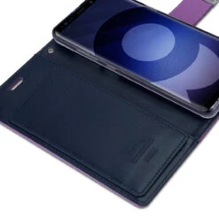 Fashionable Galaxy S9 Genuine Mercury Rich Diary Wallet Case - Purple -Cheap NewCase Store galaxy s9 diary wallet purple 5 09939.1685697928