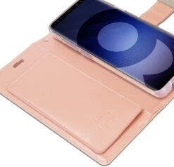 Rose Gold Genuine Mercury Rich Diary Quality Wallet Case For Galaxy S9 -Cheap NewCase Store galaxy s9 diary wallet rose gold 3 70745.1685697914