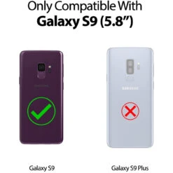 Black Galaxy S9 Mercury Slim Magnetic Door Credit Card Case -Cheap NewCase Store galaxy s9 goospery magnetic door case black 6 99374.1667281031