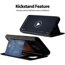 Black Galaxy S9 Mercury Slim Magnetic Door Credit Card Case -Cheap NewCase Store galaxy s9 goospery magnetic door case black 7 62504.1667281031