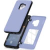 Lilac Mercury Magnetic Door Bumper Card Holder Case For Galaxy S9