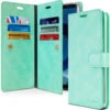 Mint Green Genuine Mercury Mansoor Diary Wallet Case For Galaxy S9