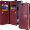 Premium Galaxy S9 Genuine Mercury Mansoor Diary Wallet Case - Wine