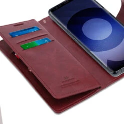 Premium Galaxy S9 Genuine Mercury Mansoor Diary Wallet Case - Wine -Cheap NewCase Store galaxy s9 mansoor diary wine 3 21407.1693283115