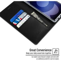 Black Galaxy S9 Mercury Bluemoon Premium Wallet Stand Case Cover -Cheap NewCase Store galaxy s9 mercury bluemoon wallet black 4 31421.1696300664
