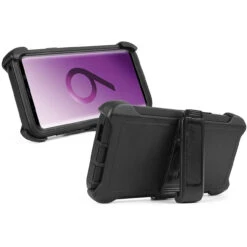Full Body Heavy Duty Holster Case For Samsung Galaxy S9 Plus -Cheap NewCase Store galaxy s9 military holster case 3 97910.1676352277