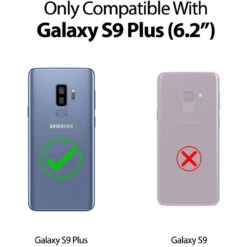 Red Goospery Slim Magnetic Door Credit Card Case For Galaxy S9 + Plus -Cheap NewCase Store galaxy s9 plus goospery magnetic door case red 6 97441.1652821077