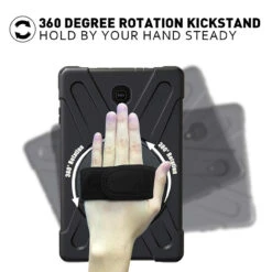 Samsung Galaxy Tab A 10.5 Shock Proof Hybrid Shoulder Strap Case 9 Samsung Galaxy Tab A 10.5 Shock Proof Hybrid Shoulder Strap Case -Cheap NewCase Store galaxy tab a 10 5 2017 hybrid armor shoulder strap black 4 38815.1581200997