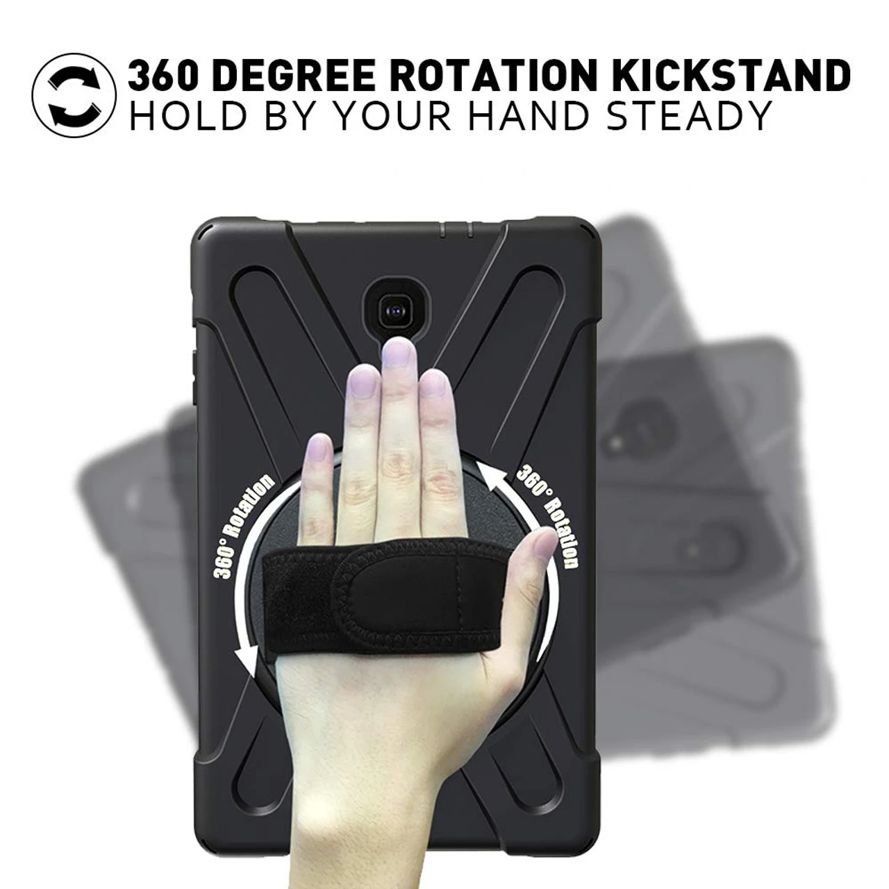 Samsung Galaxy Tab A 10.5 Shock Proof Hybrid Shoulder Strap Case 4 Samsung Galaxy Tab A 10.5 Shock Proof Hybrid Shoulder Strap Case - Image 4