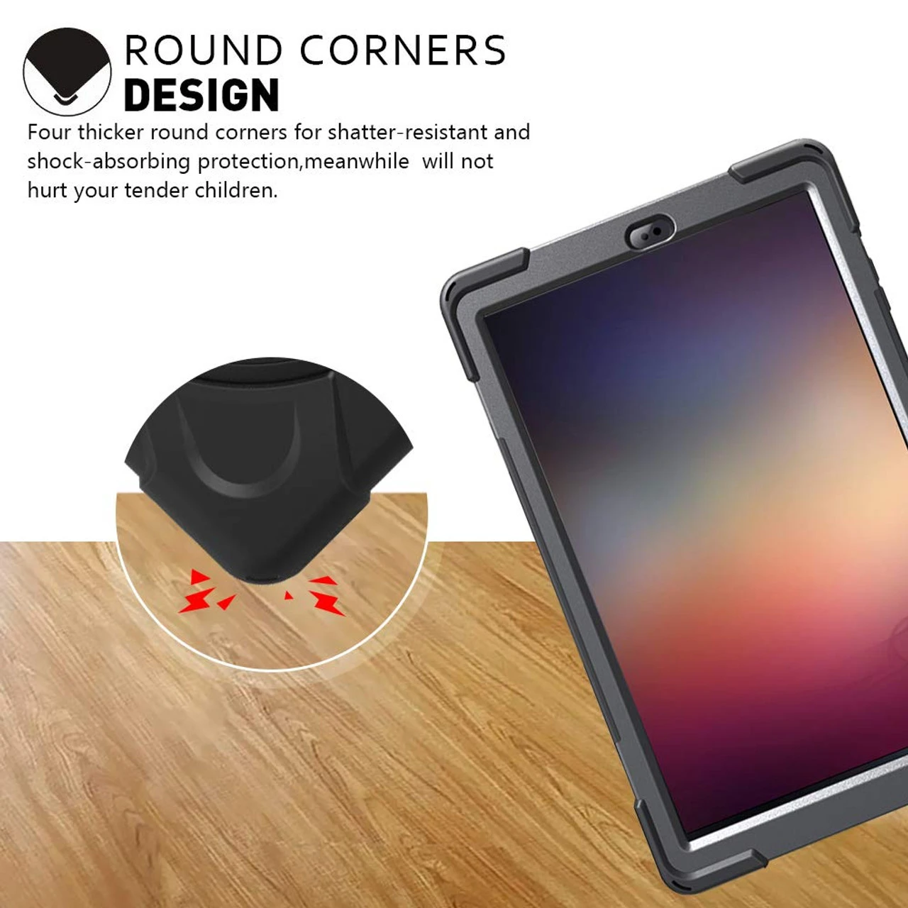 Samsung Galaxy Tab A 10.5 Shock Proof Hybrid Shoulder Strap Case 5 Samsung Galaxy Tab A 10.5 Shock Proof Hybrid Shoulder Strap Case - Image 5