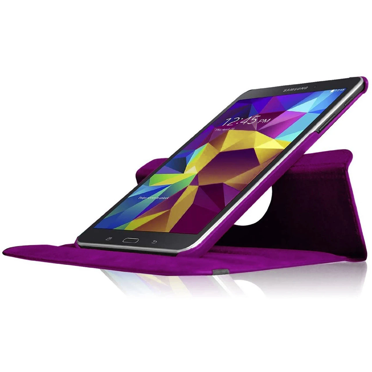 Purple Galaxy Tab A 7.0 (2016) 360 Degree Rotating Folio Stand Case 2 Purple Galaxy Tab A 7.0 (2016) 360 Degree Rotating Folio Stand Case - Image 2