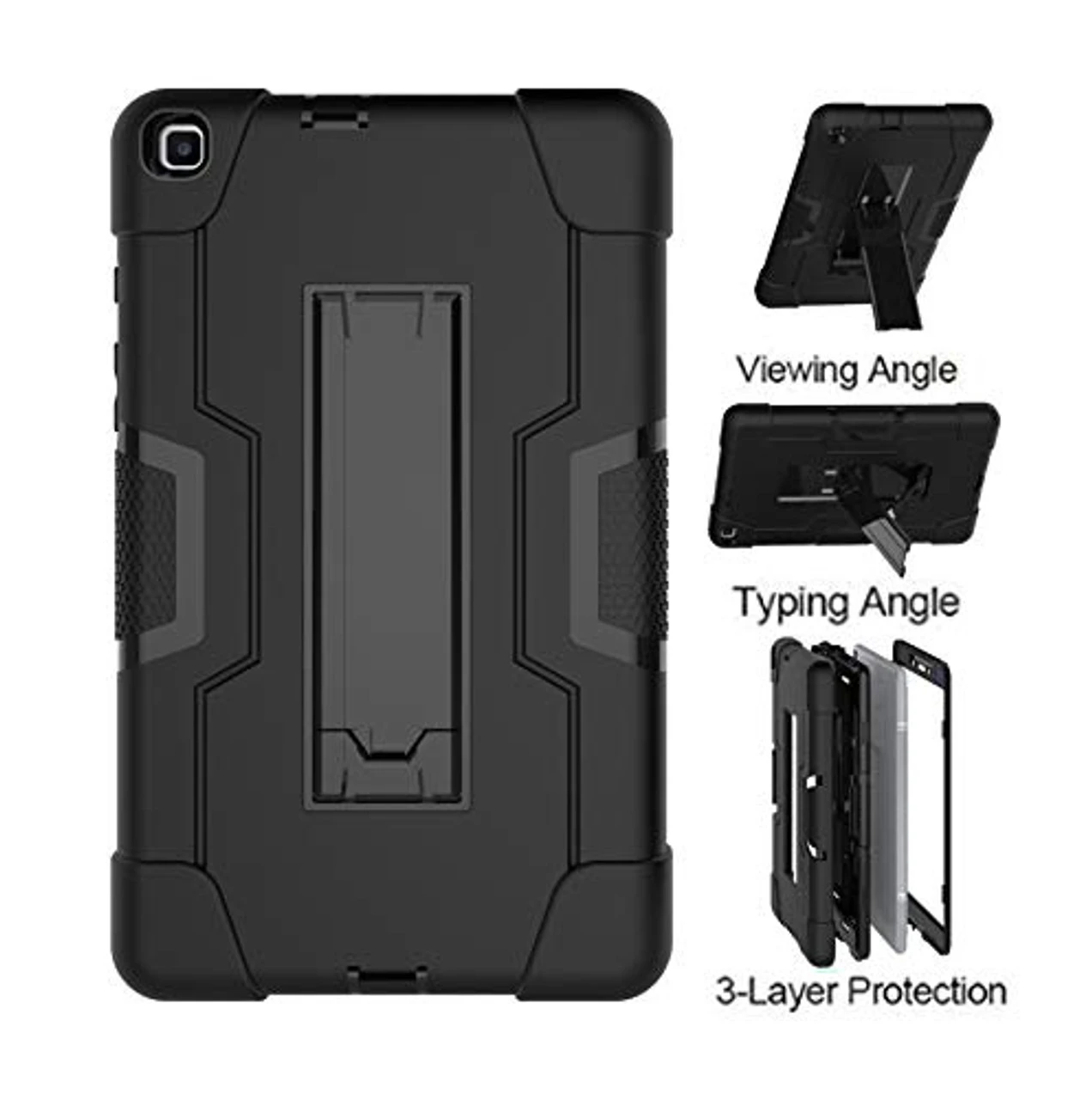 Galaxy Tab A 8.0 2019 Slim Heavy Duty Rugged Full Body Protective Case 3 Galaxy Tab A 8.0 2019 Slim Heavy Duty Rugged Full Body Protective Case - Image 3