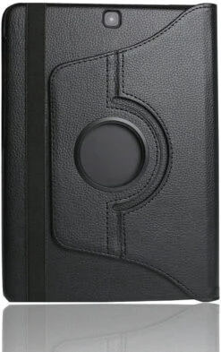 Black 360 Degree Rotating PU Leather Case For Galaxy Tab A 9.7 (2015) -Cheap NewCase Store galaxy tab a 9 7 360 rotating case black 3 48841.1599105553