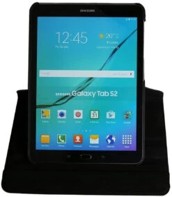 Black 360 Degree Rotating PU Leather Case For Galaxy Tab A 9.7 (2015) -Cheap NewCase Store galaxy tab a 9 7 360 rotating case black 6 18904.1599105562