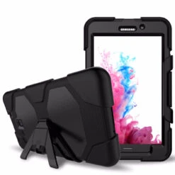 Black Military Armor Case For Samsung Galaxy Tab A 7.0 2016 T280, T285