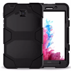Black Military Armor Case For Samsung Galaxy Tab A 7.0 2016 T280, T285 8 Black Military Armor Case For Samsung Galaxy Tab A 7.0 2016 T280, T285 -Cheap NewCase Store galaxy tab a t280 military case black 3 29338.1594529177