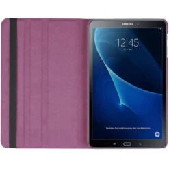 Purple Galaxy Tab A 10.1 (2016) Rotating Synthetic Leather Stand Case -Cheap NewCase Store galaxy tab a6 10.1 360 rotating case purple 5 20831.1660007429
