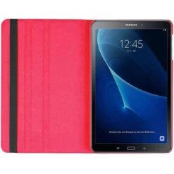 Red 360 Degree Rotating Folio Stand Case For Galaxy Tab A 10.1 (2016) -Cheap NewCase Store galaxy tab a6 10.1 360 rotating case red 4 57914.1599095689