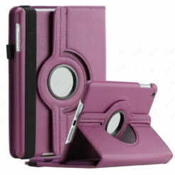 Purple Rotating 360 Case For Samsung Galaxy Tab A7 10.4 T500, T505