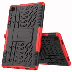 Red Heavy Duty Stand Case For Samsung Galaxy Tab A 10.4" T505, T500