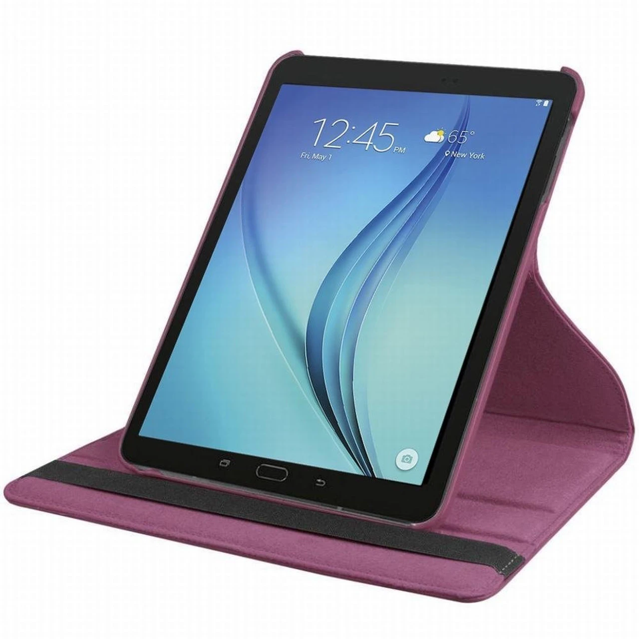 Purple Rotating 360 Case For Samsung Galaxy Tab S3 9.7 T820 4 Purple Rotating 360 Case For Samsung Galaxy Tab S3 9.7 T820 - Image 4