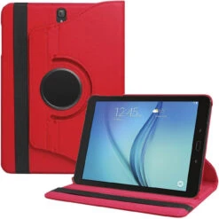 Red Rotating 360 Case For Samsung Galaxy Tab S3 9.7 T820
