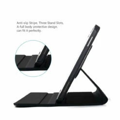 Black Rotating 360 Case For Samsung Galaxy Tab S4 10.5 T830 T835 -Cheap NewCase Store galaxy tab s4 360 rotating case black 3 79932.1598444566