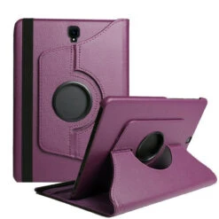 Purple Samsung Galaxy Tab S4 10.5 360 Rotating Sythetic Leather Case