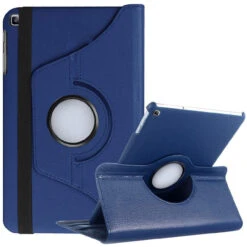 Navy Samsung Galaxy Tab S5e 10.5 Rotating 360 Synthetic Leather Case