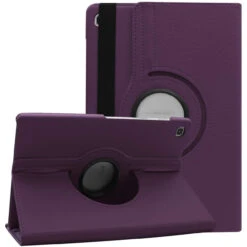 Purple Galaxy Tab S6 Lite 10.5 360 Degree Rotating PU Leather Case