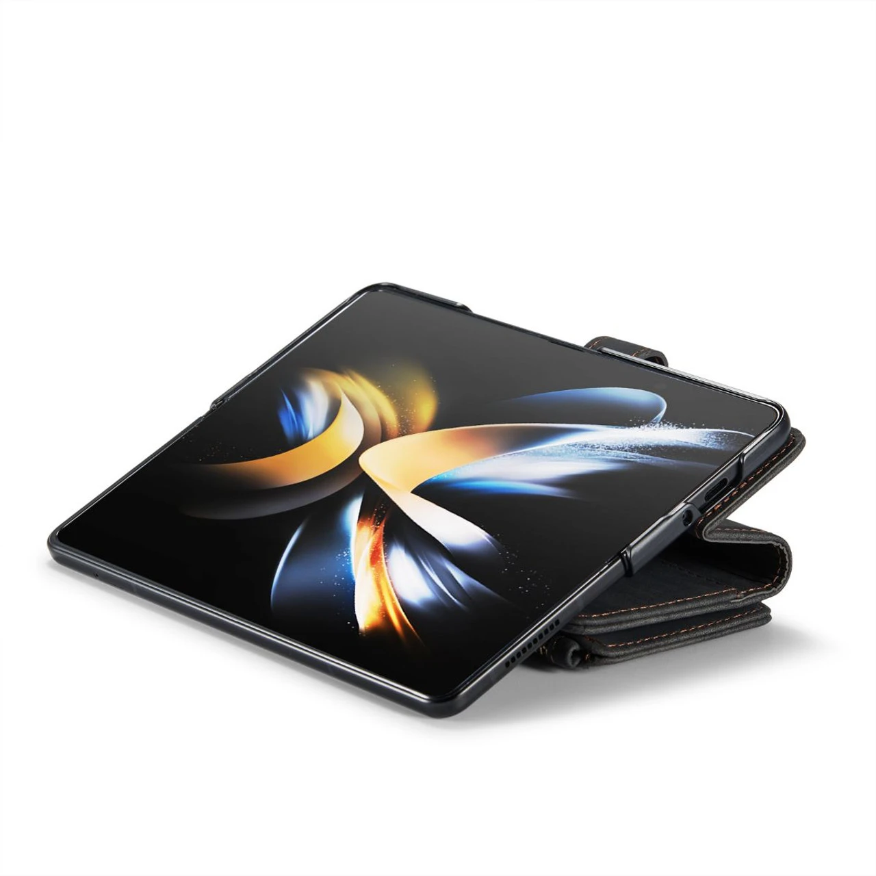 Black CaseMe Galaxy Z Fold4 Multi-functional 2 In 1 Zipper Wallet Case 5 Black CaseMe Galaxy Z Fold4 Multi-functional 2 In 1 Zipper Wallet Case - Image 5